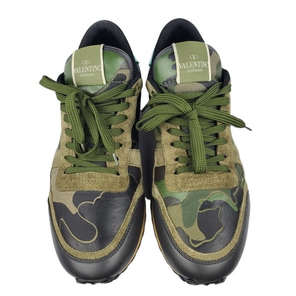 Valentino - VALENTINO CAMO STUDS SNEAKERS | HBX - Globally Curated Fashion  and Lifestyle by Hypebeast